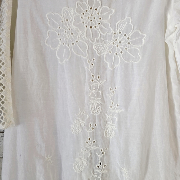 Free People Off-White Lace Tunic - Picture 2 of 11